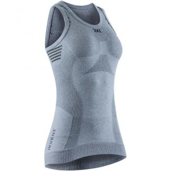 Camiseta térmica de mujer X-Bionic Invent sin mangas gris - XS