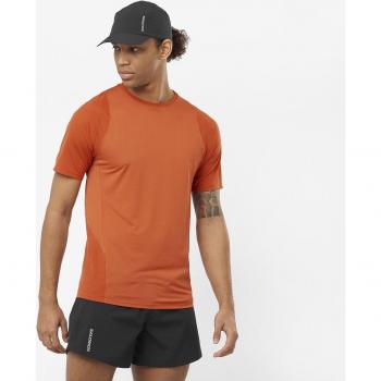 Salomon Camiseta de Hombre Sense Aero SS Tee M en Color Naranja