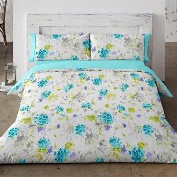 Burrito Blanco - Funda nórdica 686 turquesa de cama de 90x190/200 cm