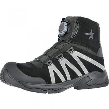 Zapatilla de seguridad S3 media caña Solid Gear Onyx 36 Unisex Negra