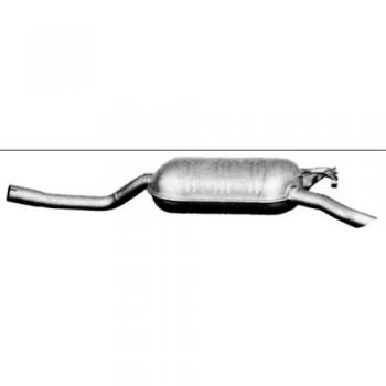 Silenciador trasero IMASAF para Mercedes 124 E-Klasse C124 W124 200 230 250