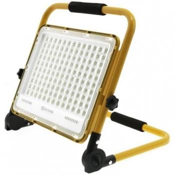 Proyector LED Portátil 50W con Batería Recargable 6500K y Control Remoto