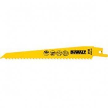 DeWalt DT2359-QZ - Hoja de sierra sable bi-metal para madera con cortes rápidos en madera con clavos y plásticos duros
