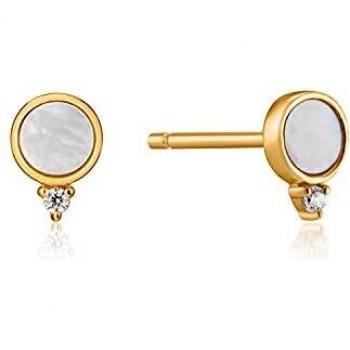 Ania Haie Damen Ohrring aus 925er Sterlingsilber in Gold E022-01G