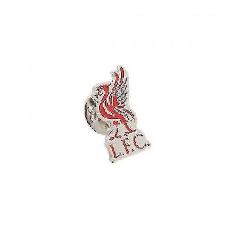 Pin oficial de metal del Liverpool FC con el escudo del Liverbird, color rojo, talla única