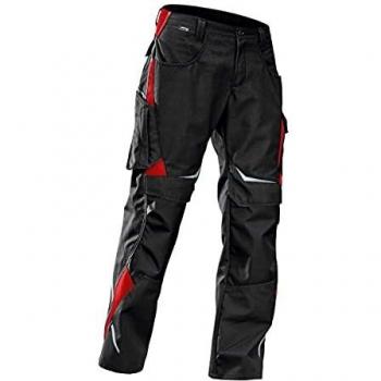Pantalón de trabajo Kübler Pulsschlag negro/rojo, Talla 27