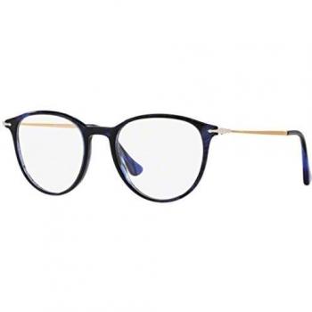 Persol 0PO3147V Monturas de Gafas, Striped Blue, 48 para Hombre