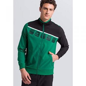 Erima 5-C Children's Polyester Jacket - Unisex, Green
