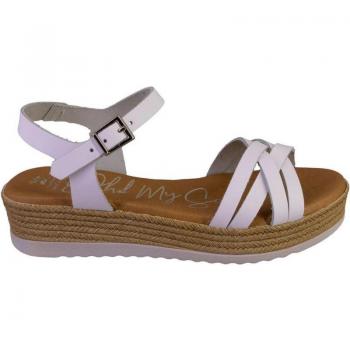 Sandalias de Mujer OH MY SANDALS 5425-2458 PIEL BLANCO