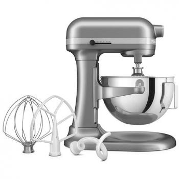 KitchenAid Batidora Amasadora Heavy Duty 5,2L con Bol Elevable - Plata 5KSM55SXXECU