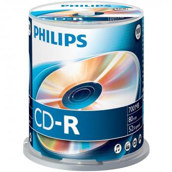 MediaCom IT-Distribution GmbH Philips CD-R 80Min / 700 MB / 52X Cakebox