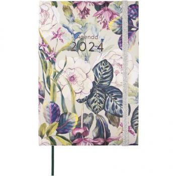 Finocam Dynamic Berlin Y10 2024 Agenda Diaria Poppy Cas, 140x204mm, Enero-Diciembre, Multilingüe