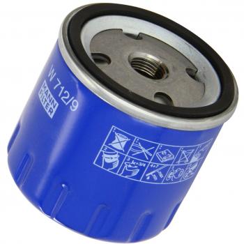 Original MANN-FILTER Filtro de aceite W 712/9 – Para automóviles