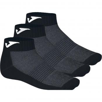 Calcetines unisex ankle negro Joma Ankle 3PPK Socks, Unisex black Socks