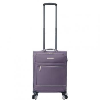 Maleta Trolley Cabina Liviana S - Montana Grape, Modelo Blanda, Capacidad 37 L, Bolsillos de Acceso Rápido, Ruedas Dobles Giro 360º, Manija Telescópica,