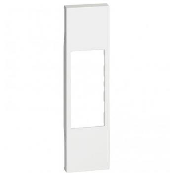 Cubierta BTicino Living Now para Conectores RJ11/RJ45 1 Módulo Blanca KW07