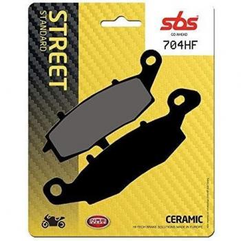 Pastillas de Freno Cerámicas SBS 704HF para Moto y ATV - Alta Performance, Compatibles con Kawasaki y Suzuki