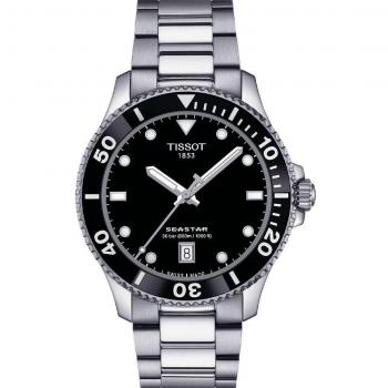 Tissot Seastar 1000 Men's Watch, 40mm, Black/Silver
