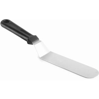 Espátula Angulada de Acero Inoxidable con Mango Ergonómico - 24 x 4 cm - Apta para Lavavajillas - Lacor