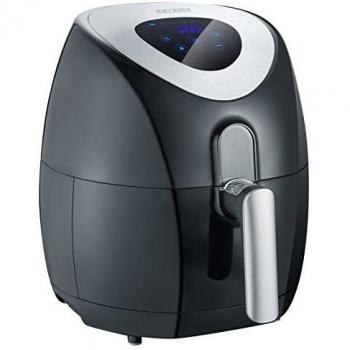 SEVERIN Freidora de aire caliente con 6 programas automáticos, freidora eléctrica para freír sin grasa, innovador horno freidora para freír de forma saludable, negro, FR 2430