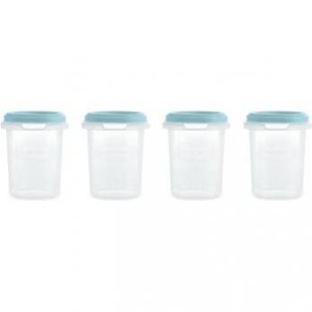 Set de 4 herméticos Miniland Hermisized Ocean 250ml