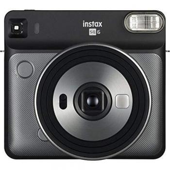 Fujifilm Instax SQ6 - Cámara analógica instantánea Formato Cuadrado, Color Gris