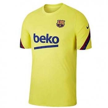 NIKE FCB BRT Strk Top SS Camiseta, Amarillo, XL para Hombre