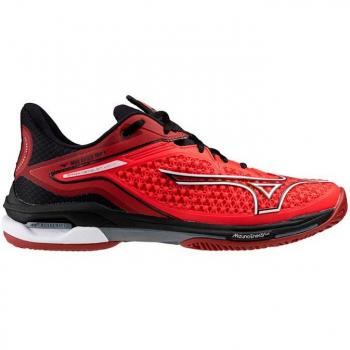 Zapatillas de tenis Mizuno Wave Exceed Tour 6 CC Hombre Rojo