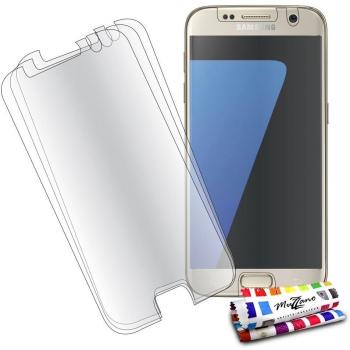 3 Protecciones de Pantalla transparentes para SAMSUNG GALAXY S7 / G930F UltraClear Originales de MUZZANO de Calidad PREMIUM - Tratamiento Anti-rayado, Anti-rastro y Anti-polvo + De regalo 1 ESTILETE + 1 PAÑO MUZZANO