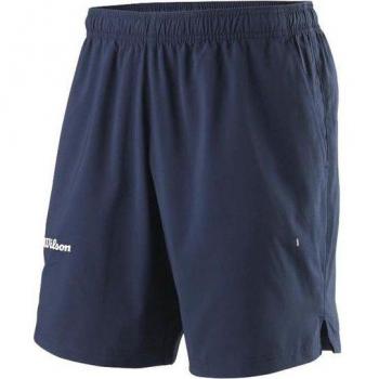 Pantalones cortos Wilson Team II 8 pulgadas para hombres en azul oscuro
