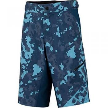 Pantalones Cortos IXS Culm para Niños - Azul/Camuflaje - Talla S Unisex