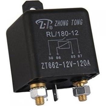 Relé DC 12V 120A SPST 4 Pines para Auto Coche Camión Automotriz