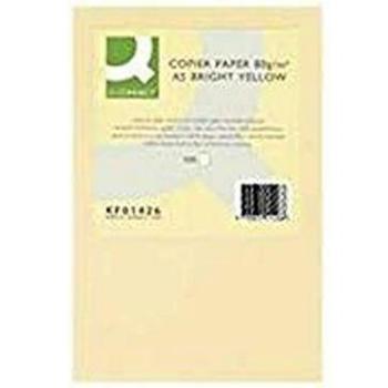 Q-Connect - Papel Color Din A3 80Gr Crema Paquete De 500 Hojas