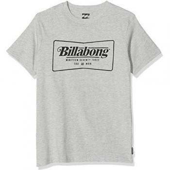BILLABONG TRD Mrk SS tee Boy Camiseta, Niños, Gris (Grey Heather 9), One Size (Tamaño del Fabricante