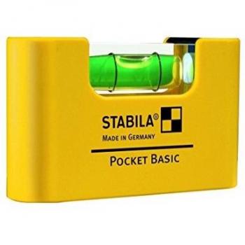 Nivel de Burbuja Pocket Basic STABILA 7cm - Mini nivelador portátil para mediciones precisas