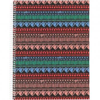 Cuaderno TOTTO A4 Tapa Dura Forrada de Color Negro 8E5