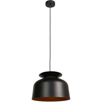Lámpara colgante Steinhauer Skandina 3684ZW, negro, metal, diámetro 35 cm, E27 (casquillo grande)