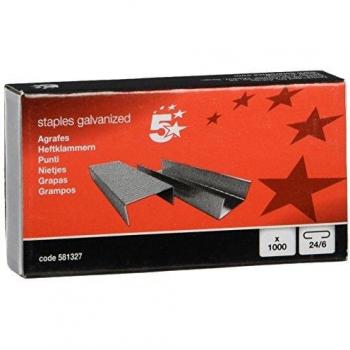 Grapas Galvanizadas 24/6 - Caja de 1000 Unidades