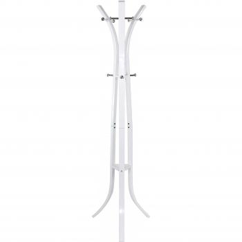 Aranaz Perchero, Metal, Blanco, 180 x 36 x 36 cm