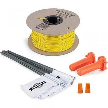 PetSafe - Kit de Extensión de Valla Antifuga para Perros, Complemento para Sistema Limitador de Zona con Cable In-Ground Fence, Carrete de 150 m de Alambre Amarillo Calibre 20 + 50 Banderas
