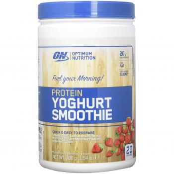 Optimum Nutrition Yogur Smoothie de Proteína con Sabor Fresa - 700 g