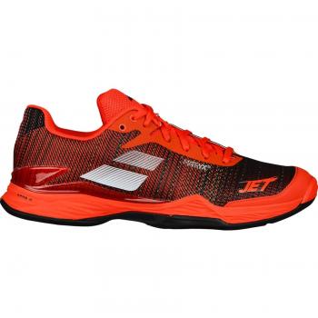 Babolat Hombres Jet Mach II Clay Zapatillas De Tenis Zapatilla Tierra Batida Naranja - Negro 45