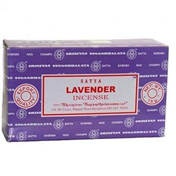 Incienso Satya Lavanda - Set de 12 Cajas de 15g