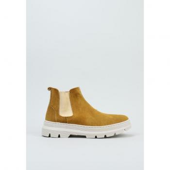 Botines Natural World Eda 7152 Chelsea Elast. On Suede Tint. 40 Camel