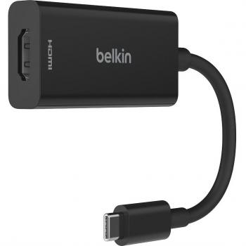 Belkin USB-C a HDMI 2.1 Adaptador, Compatible con 8K, 4K y HDR, Color Negro (Modelo: AVC013BTBK)