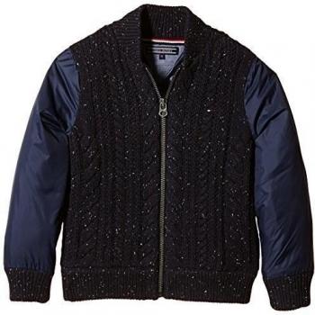 Calvin Klein Varsity Zipthru Cardigan L/S - jerséi para bebé, Multicolor, 92