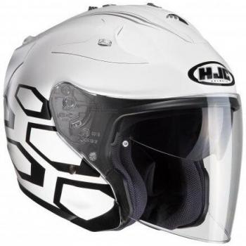 Helmet HJC FG-JET DUKAS WHITE/BLACK S