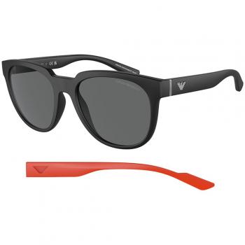 Emporio Armani EA4205F Asian Fit 500187 Black Men's Sunglasses 57mm