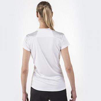 Joma Camiseta Mujer Silver Blanco M/C - Camiseta técnica de Manga Corta, Mujer, Blanco -