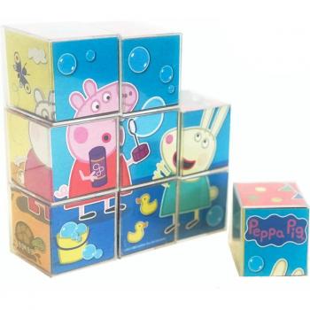 Peppa Pig 9 Cubes Puzzle by Cefa Toys (20x20x5 cm)